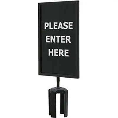 QWAYSIGN-7" X 11"-PLEASE ENTER HERE (BOTH SIDES) main image