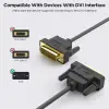 QGEEM DVI TO DVI CABLE MALE TO MALE (3FT) thumb 0